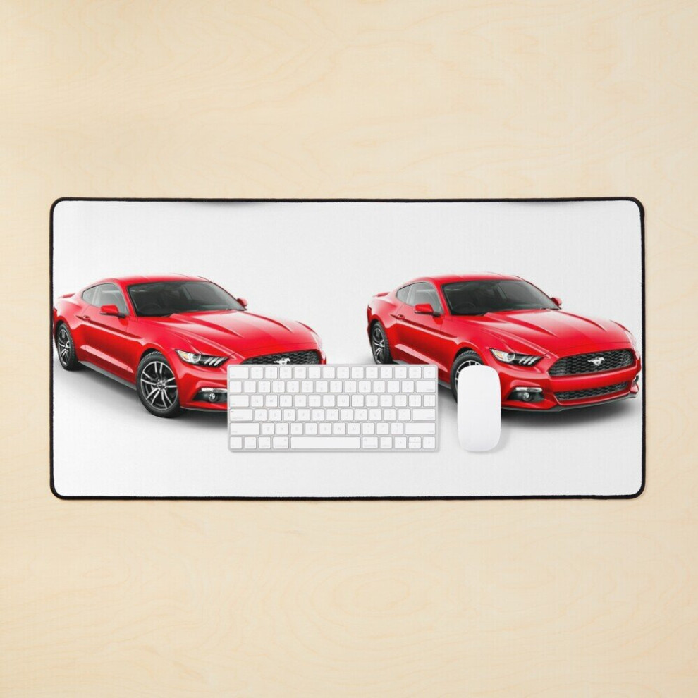 Desk Mat Ford Mustang Gt 2020 Large Gaming Mouse Pad 35X16 Inch 7802738382624
