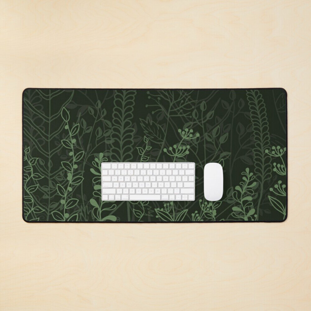 Desk Mat Botanical Pattern Large Gaming Mouse Pad 35X16 Inch 7802738327960