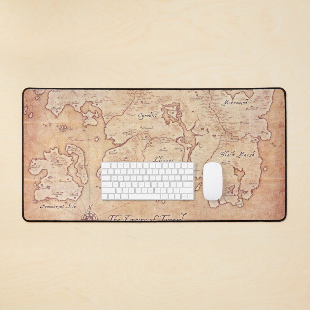 Desk Mat Tamriel Large Gaming Mouse Pad 35X16 Inch 7802738337730