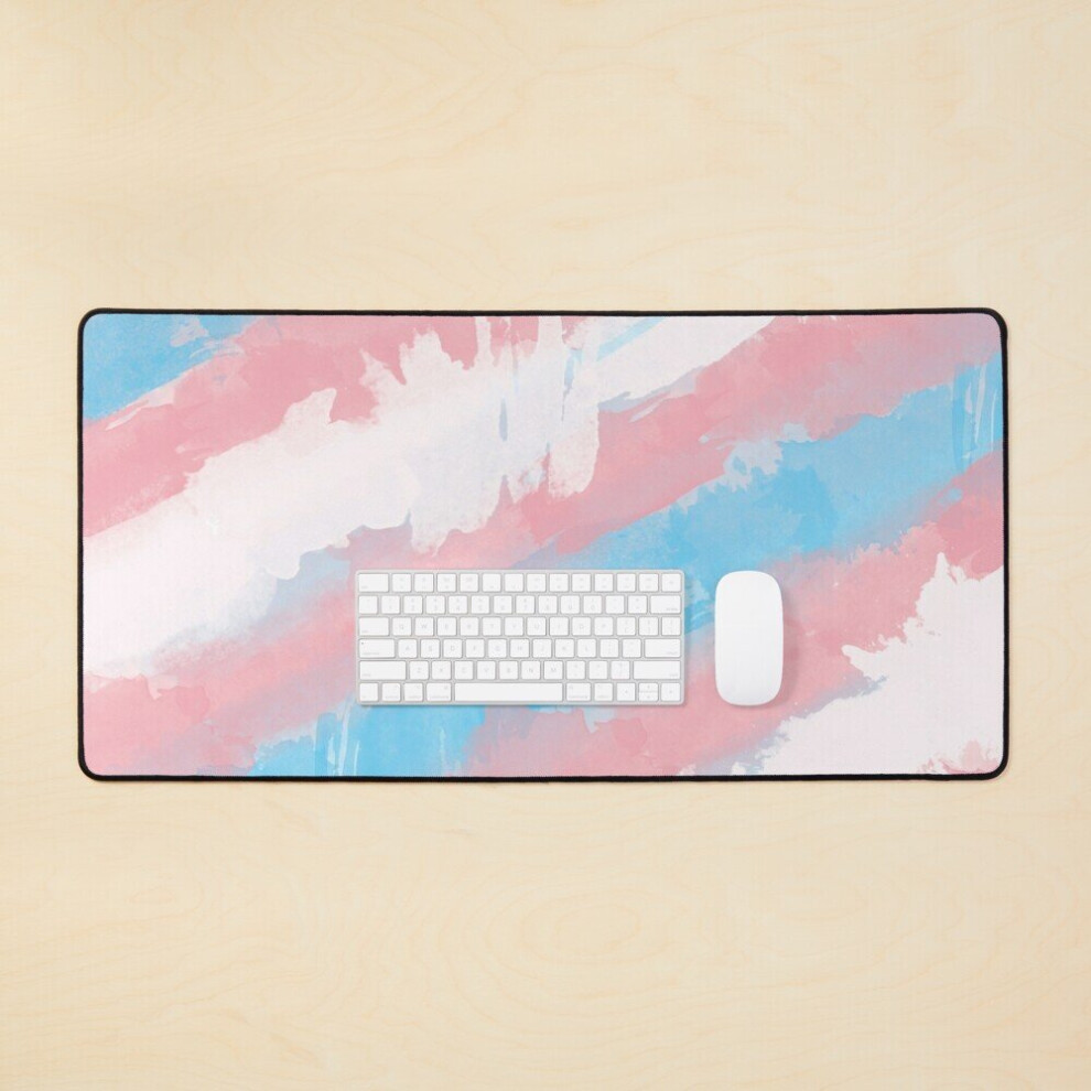 Desk Mat Trans Watercolor Pride Large Gaming Mouse Pad 35X16 Inch 7802738372069