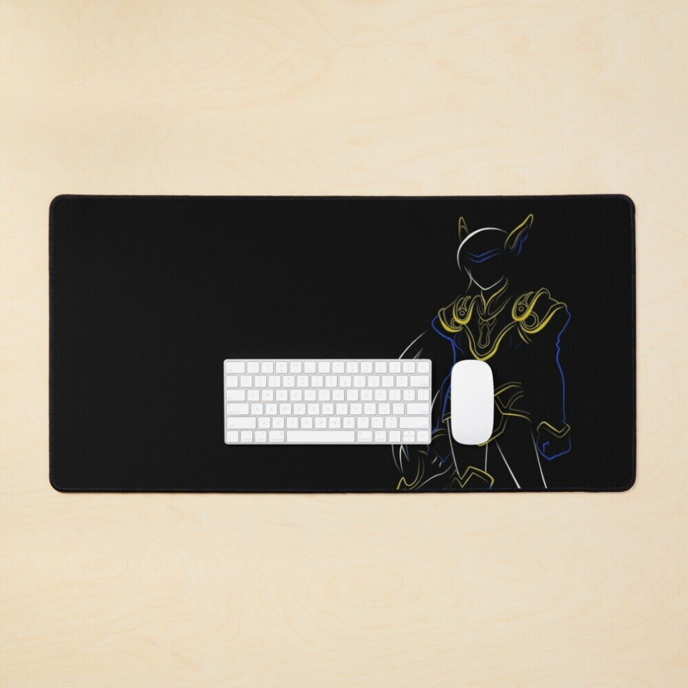 Desk Mat Darkness Dragoon(No Text) Large Gaming Mouse Pad 35X16 Inch 7802738370539
