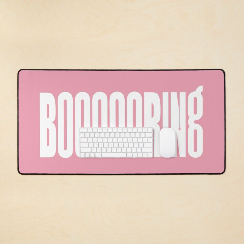 Desk Mat Boooooring - Villanelle - Killing Eve Large Gaming Mouse Pad 35X16 Inch 7802738396645