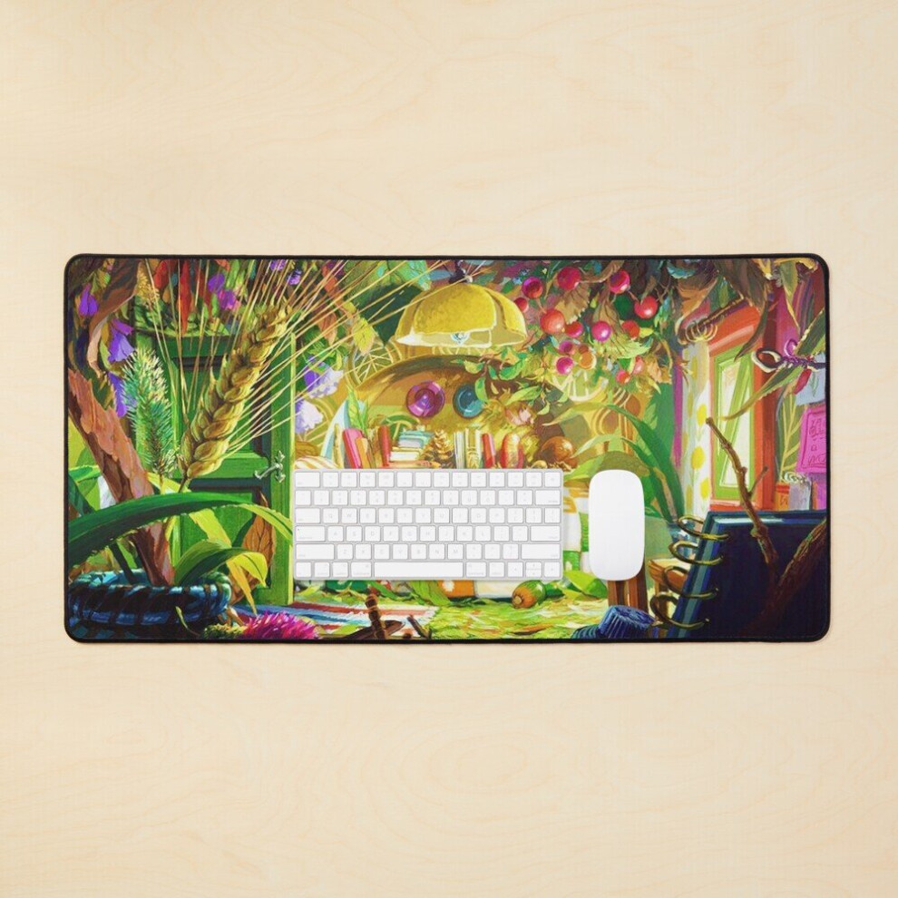 Desk Mat The Secret World Of Arrietty Large Gaming Mouse Pad 35X16 Inch 7802738376128
