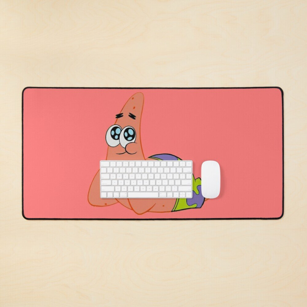 Desk Mat Patrick Star Large Gaming Mouse Pad 35X16 Inch 7802738384581