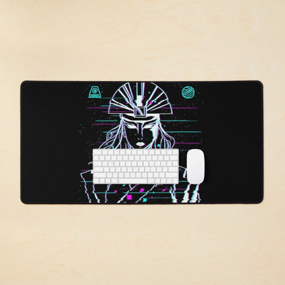 Desk Mat Glitch Kyoshi Large Gaming Mouse Pad 35X16 Inch 7802738362855