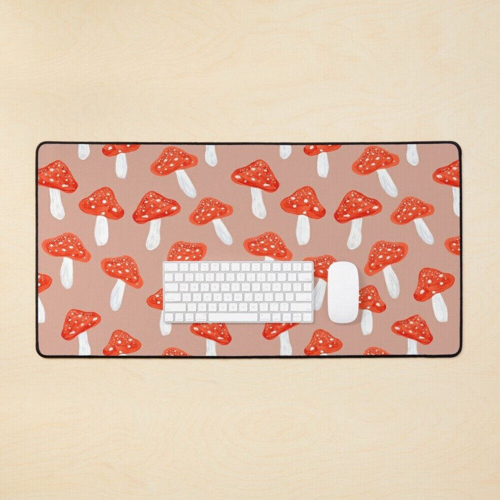 Desk Mat Mushrooms Dance Large Gaming Mouse Pad 35X16 Inch 7802738335187