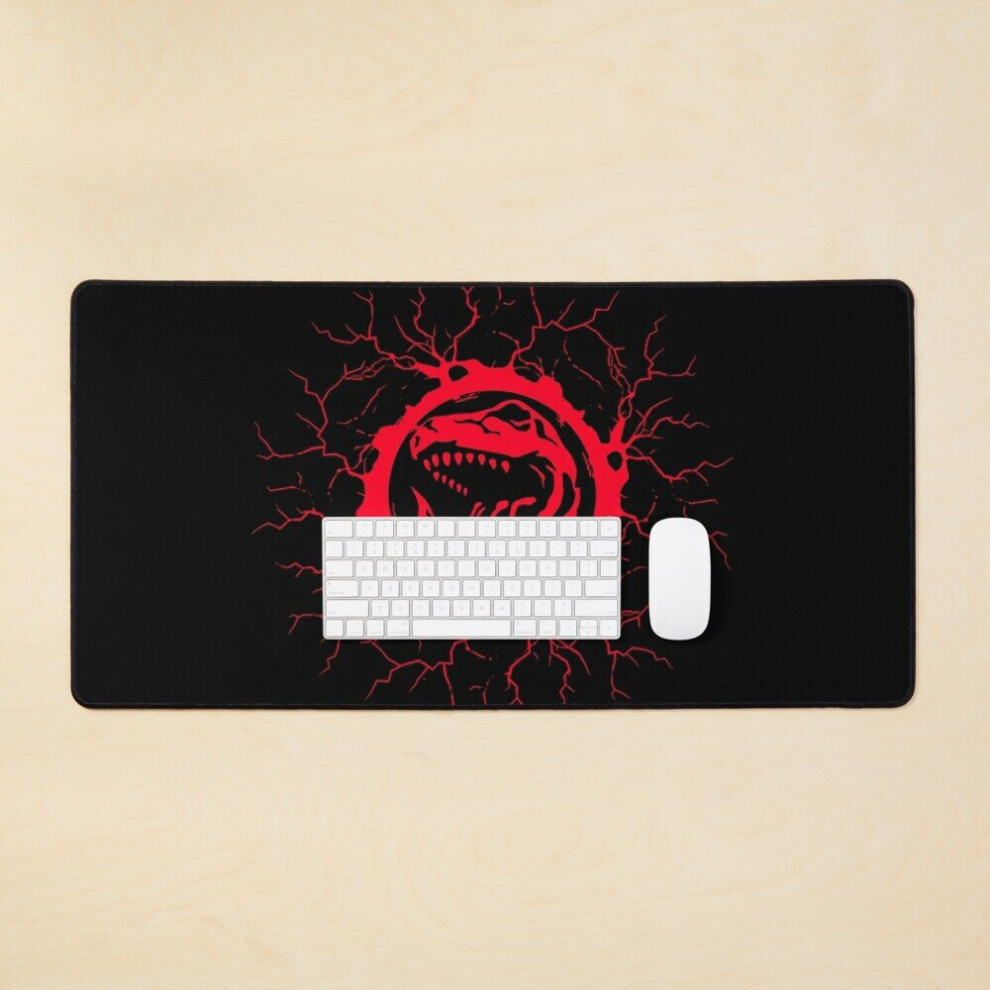 Desk Mat Ranger Morphin Coin Large Gaming Mouse Pad 35X16 Inch Red 7802738404531
