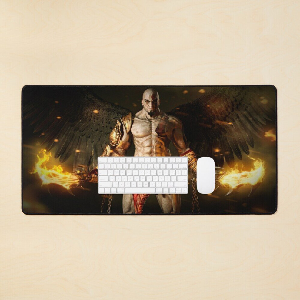 Desk Mat God Of War Large Gaming Mouse Pad 35X16 Inch 7802738359299