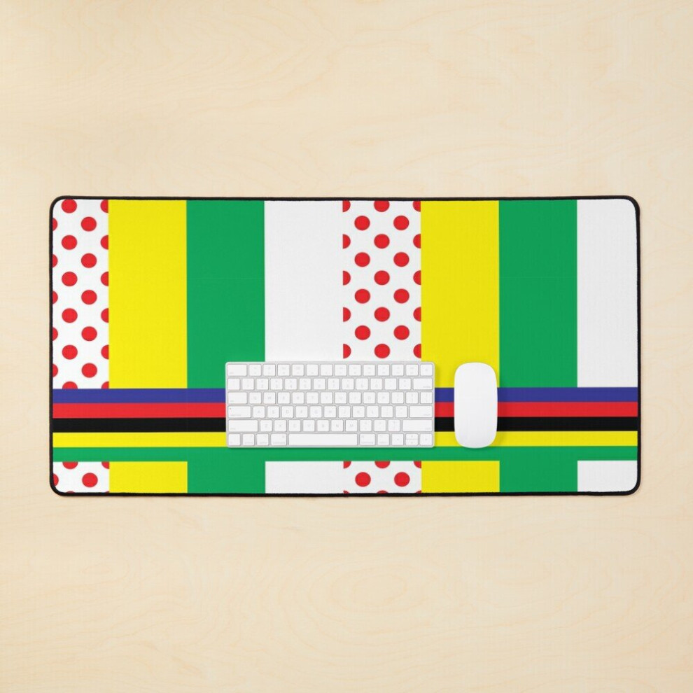 Desk Mat Tour Jerseys Large Gaming Mouse Pad 35X16 Inch 7802738337792