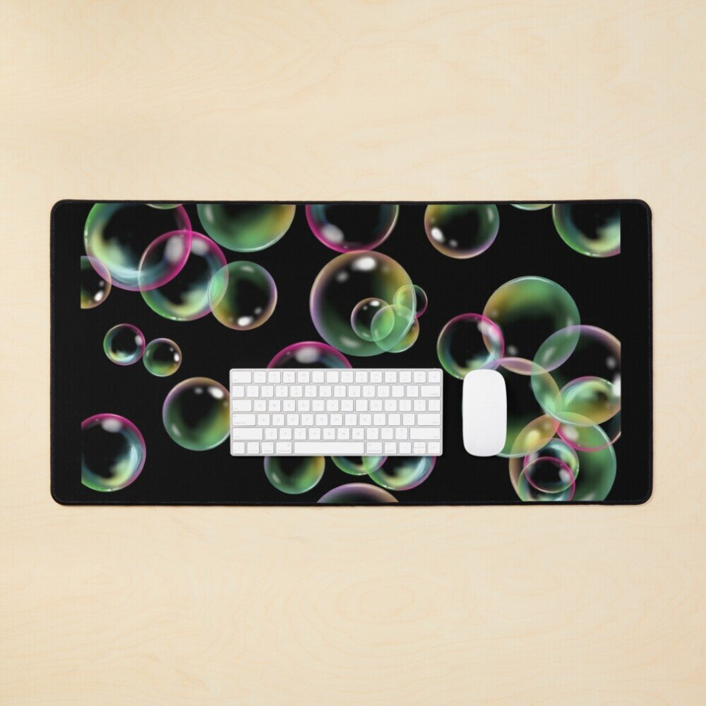 Desk Mat Bubbles! Large Gaming Mouse Pad 35X16 Inch 7802738392302