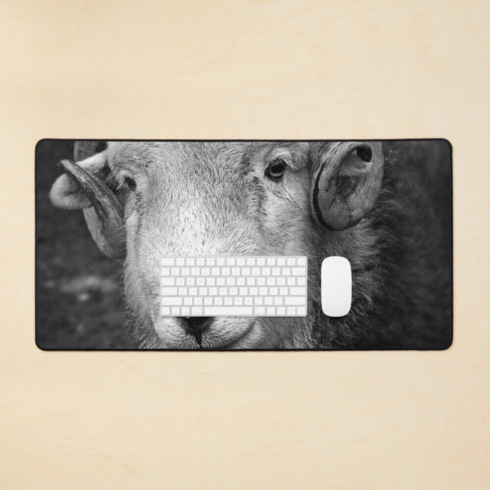 Desk Mat Wham Bam A Herdy Ram Large Gaming Mouse Pad 35X16 Inch 7802738393538