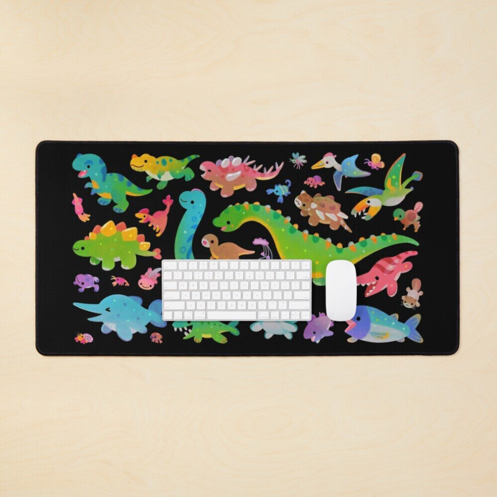 Desk Mat Jurassic Baby - Large Gaming Mouse Pad 35X16 Inch Dark 7802738315493