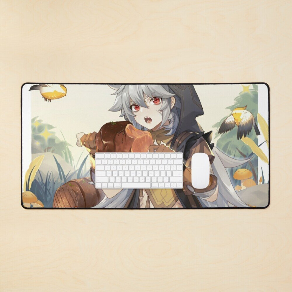 Desk Mat Razor - Genshin Impact Large Gaming Mouse Pad 35X16 Inch 7802738337532