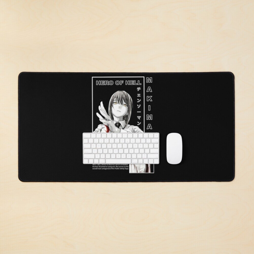 Desk Mat Makima Chainsawman Large Gaming Mouse Pad 35X16 Inch 7802738353099