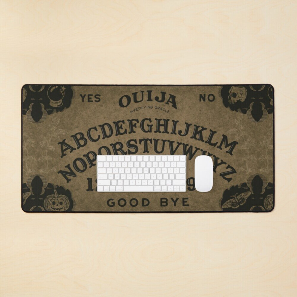 Desk Mat Ouija Board Large Gaming Mouse Pad 35X16 Inch 7802738363937