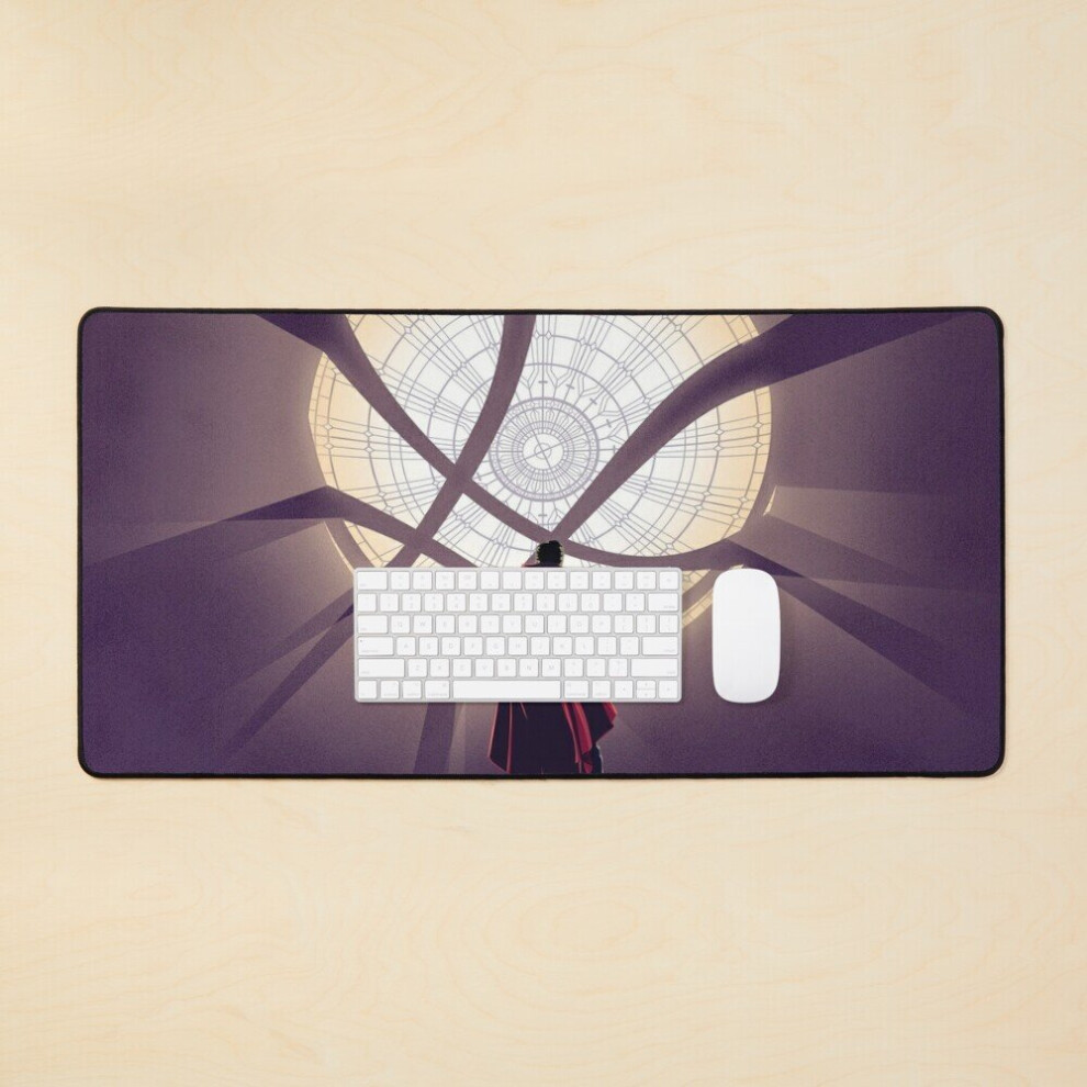 Desk Mat Doctor Strange Silhouette Large Gaming Mouse Pad 35X16 Inch Purple 7802738379419