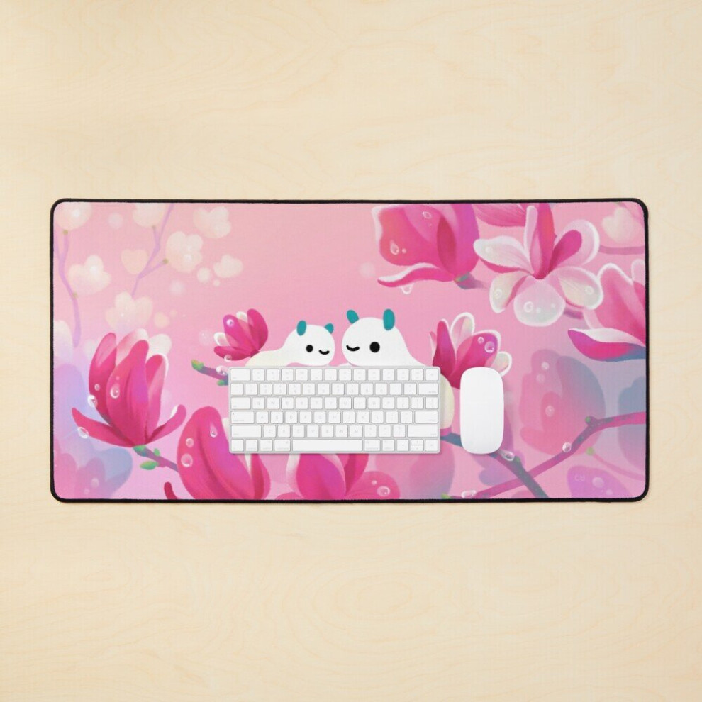 Desk Mat Magnolia Sea Slug Large Gaming Mouse Pad 35X16 Inch 7802738333190