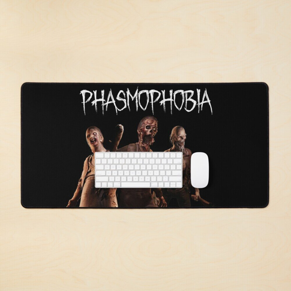 Desk Mat Phasmophobia Ghost Models Large Gaming Mouse Pad 35X16 Inch 7802738394146