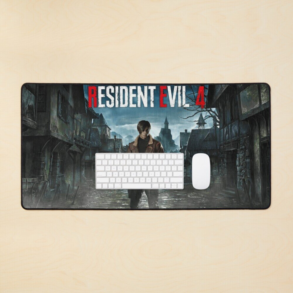 Desk Mat My Resident Evil 4 - Remake. Poster Large Gaming Mouse Pad 35X16 Inch 7802738354669