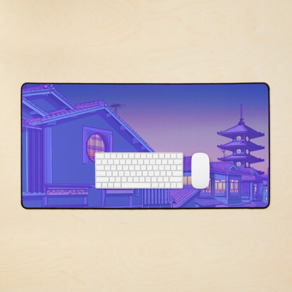 Desk Mat Kyoto Twilight Large Gaming Mouse Pad 35X16 Inch 7802738313055