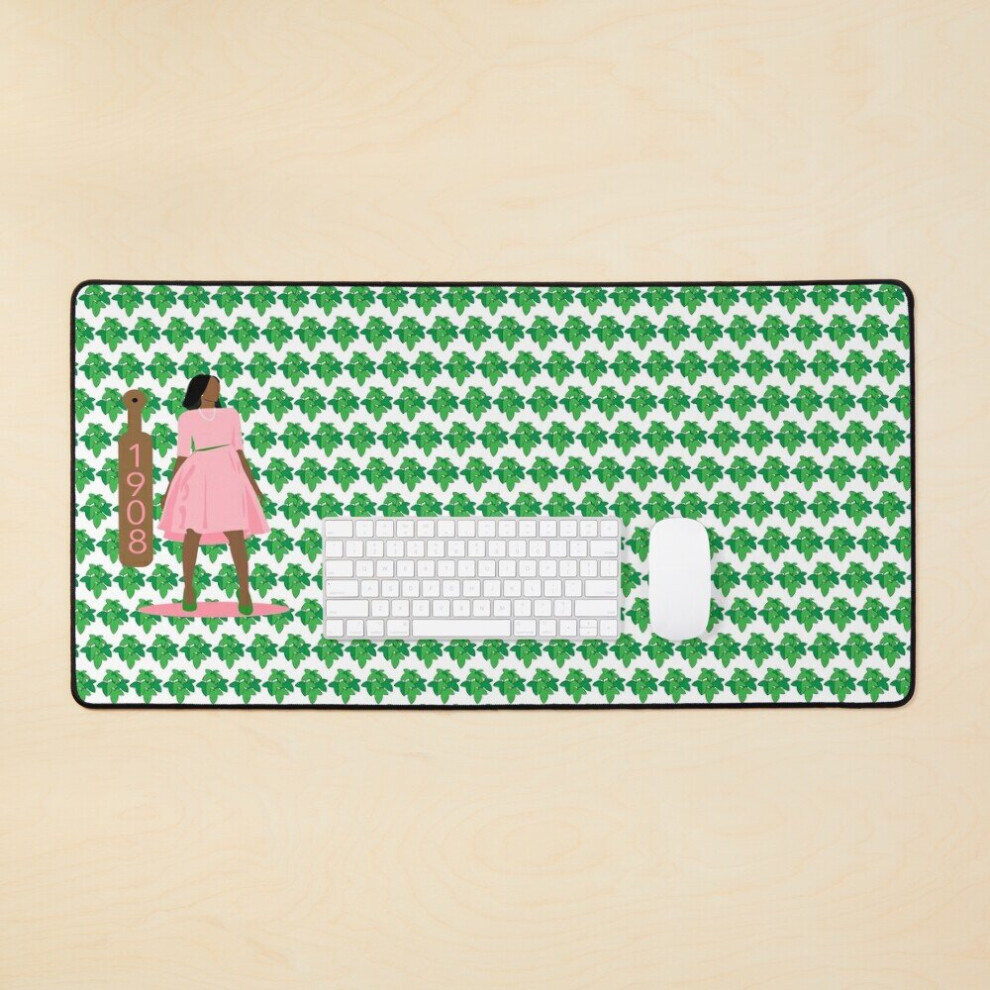 Desk Mat Pretty Alpha Kappa Alpha Woman Large Gaming Mouse Pad 35X16 Inch 7802738325508