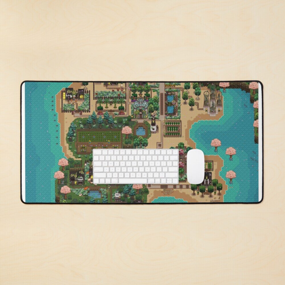 Desk Mat Stardew Valley Game Large Gaming Mouse Pad 35X16 Inch 7802738334906
