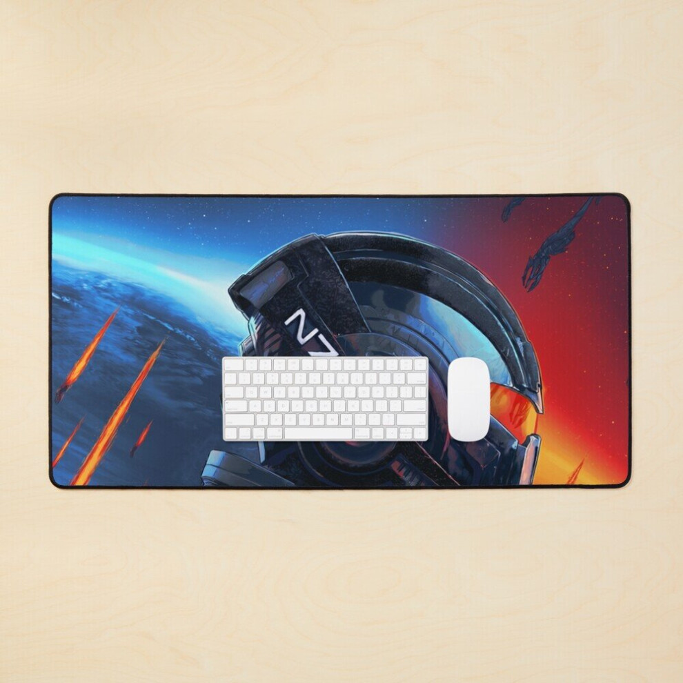 Desk Mat Mass Effect Legendary Edition Large Gaming Mouse Pad 35X16 Inch 7802738378177