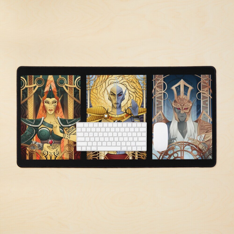 Desk Mat Tribunal Gods Large Gaming Mouse Pad 35X16 Inch 7802738325638