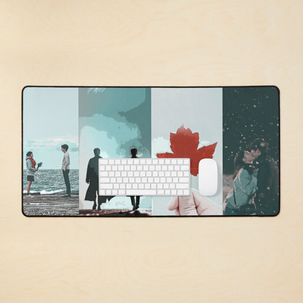 Desk Mat Goblin Kdrama Gong Yoo Lee Dong Wook Large Gaming Mouse Pad 35X16 Inch 7802738394122