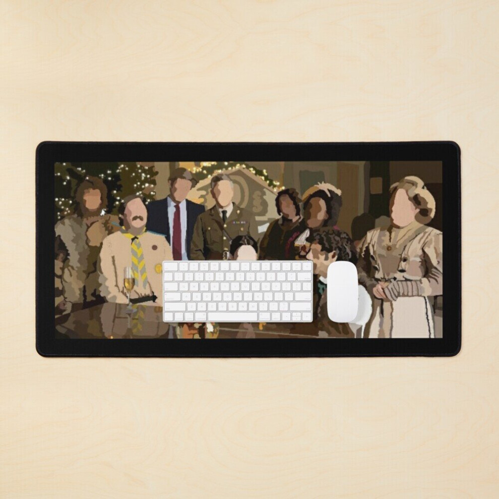 Desk Mat Bbc Ghosts In The Bleak Midwinter Digital Art Large Gaming Mouse Pad 35X16 Inch 7802738402377
