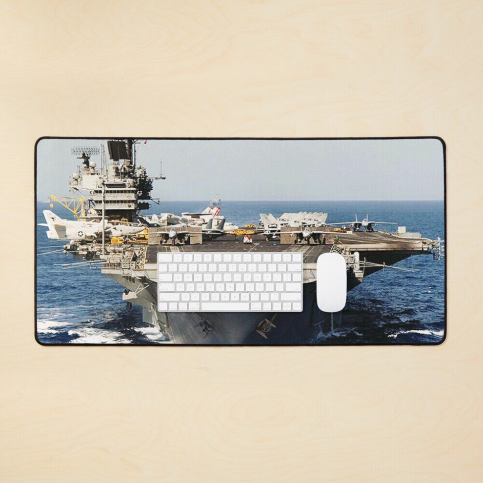 Desk Mat Uss Saratoga (Cv-60) Ship's Store Large Gaming Mouse Pad 35X16 Inch 7802738387940