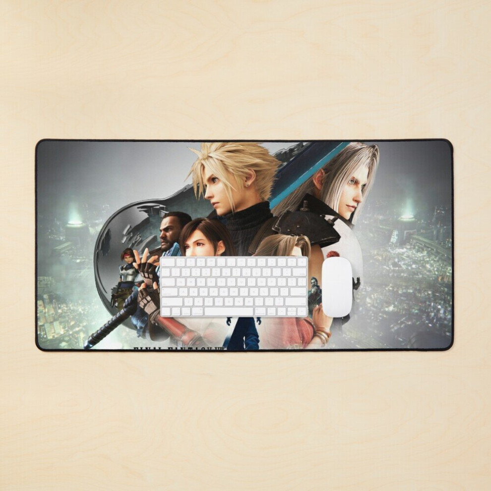 Desk Mat Final Fantasy VII Remake Large Gaming Mouse Pad 35x16 inch