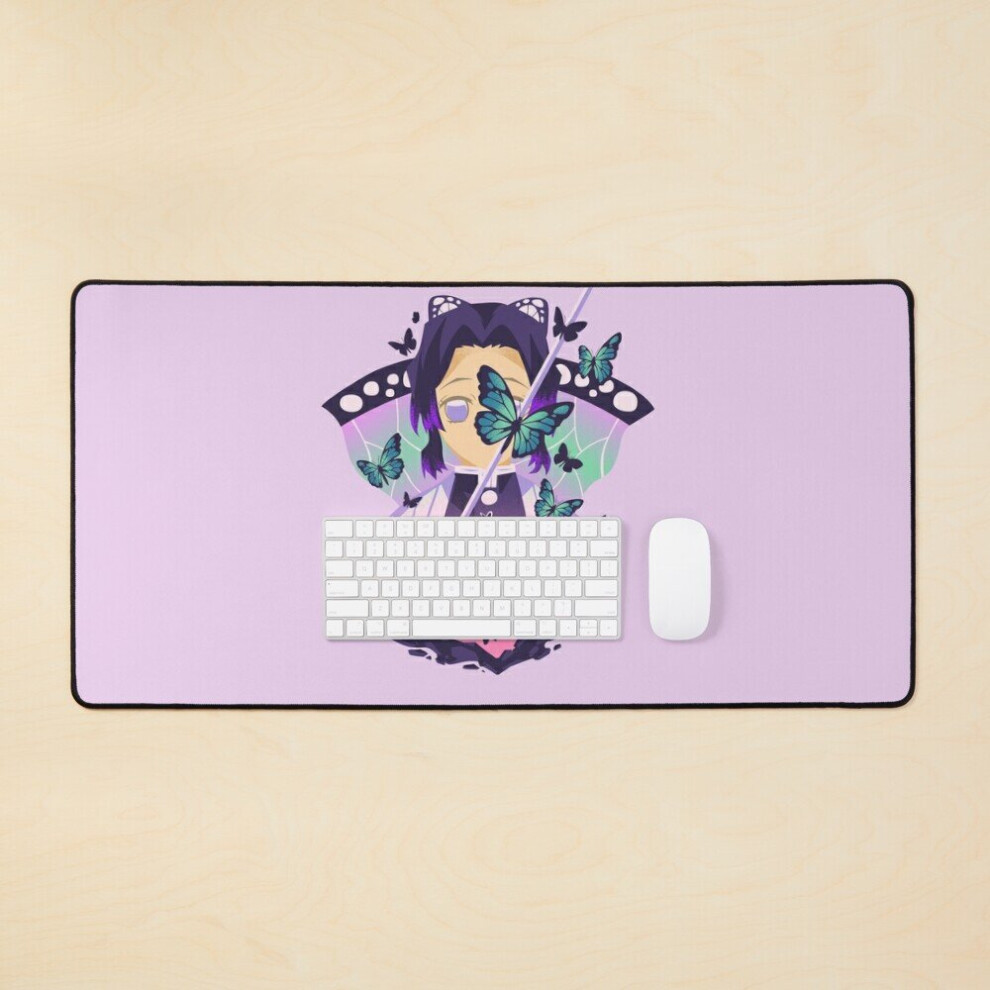 Desk Mat Butterfly Shinobu Large Gaming Mouse Pad 35X16 Inch 7802738320640