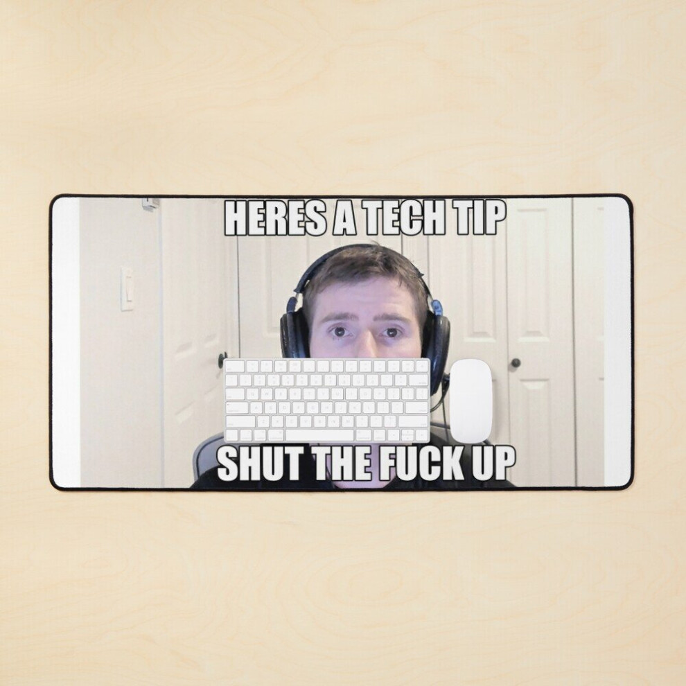 Desk Mat Linus Tech Tips Heres A Tech Tip Large Gaming Mouse Pad 35X16 Inch 7802738354539
