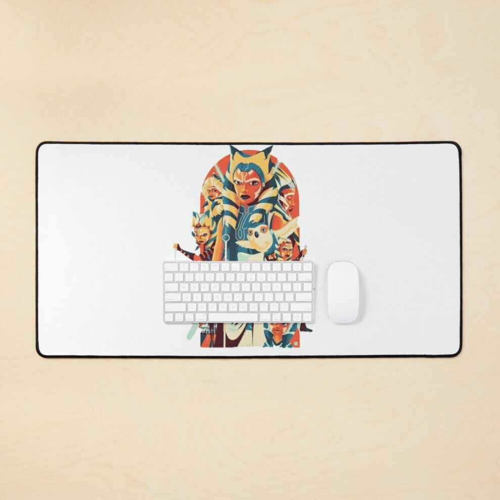 Desk Mat Ahsoka Tano Large Gaming Mouse Pad 35X16 Inch 7802738359497