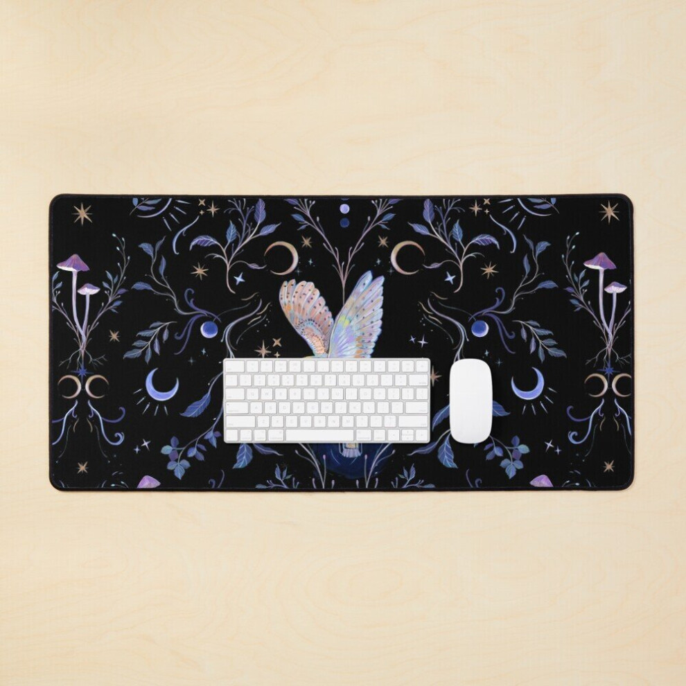 Desk Mat Owl Moonlight Large Gaming Mouse Pad 35X16 Inch 7802738318074