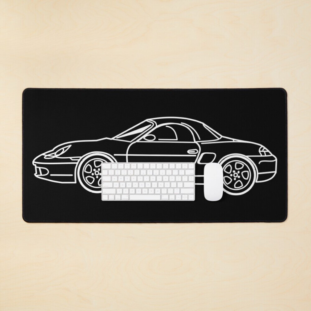 Desk Mat Porsche 986 Boxster Large Gaming Mouse Pad 35X16 Inch 7802738336610