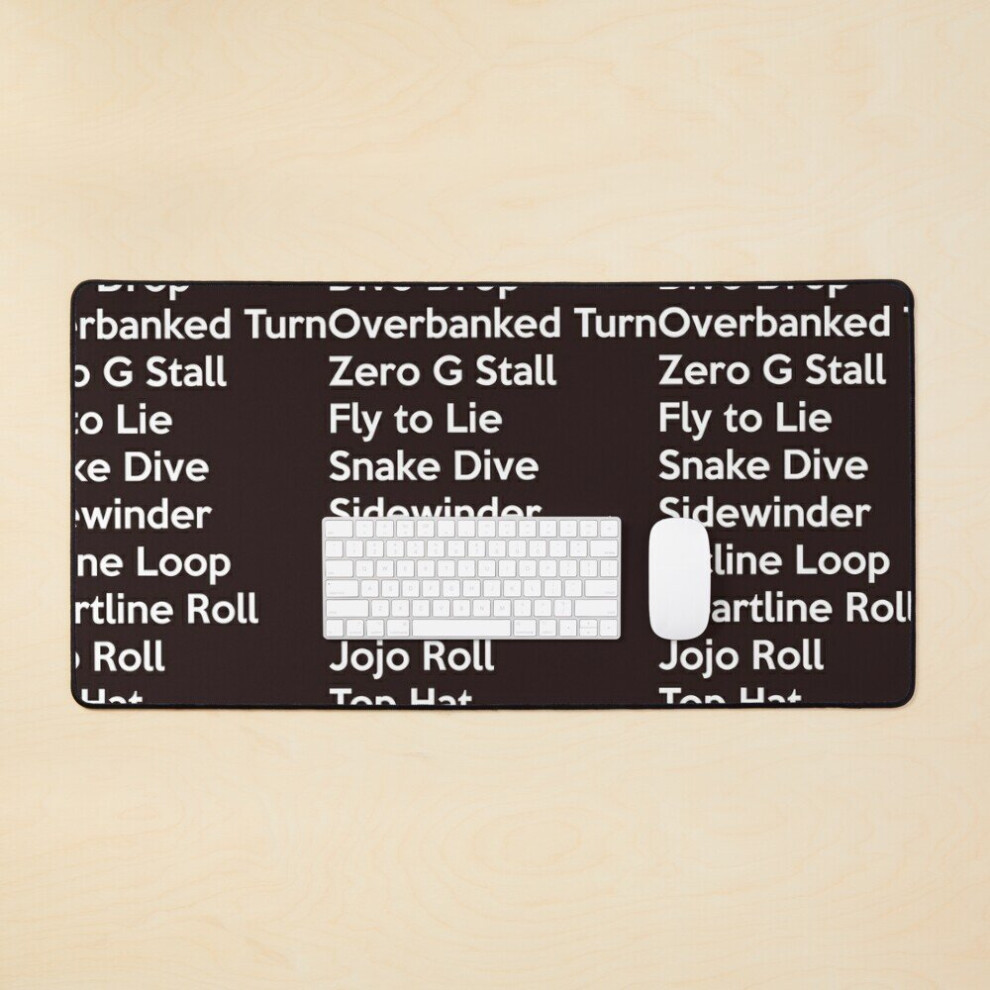 Desk Mat Rollercoaster Elements - The 2Nd Edition! Large Gaming Mouse Pad 35X16 Inch 7802738391824