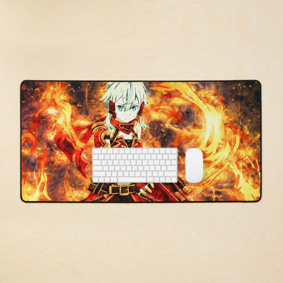 Desk Mat Sinon Sword Art Online Large Gaming Mouse Pad 35X16 Inch 7802738384130