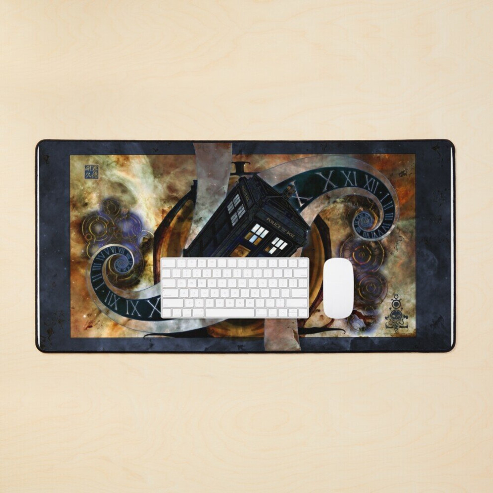 Desk Mat Time Box, Horizontal Version For Playmats, Mousepads, Masks Etc Large Gaming Mouse Pad 35X16 Inch 7802738342895