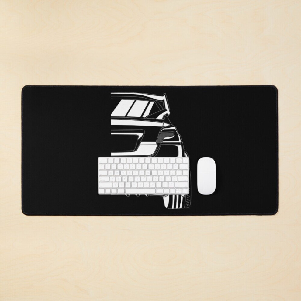 Desk Mat Wrx Sti Illustration Vector Art Large Gaming Mouse Pad 35X16 Inch 7802738393118