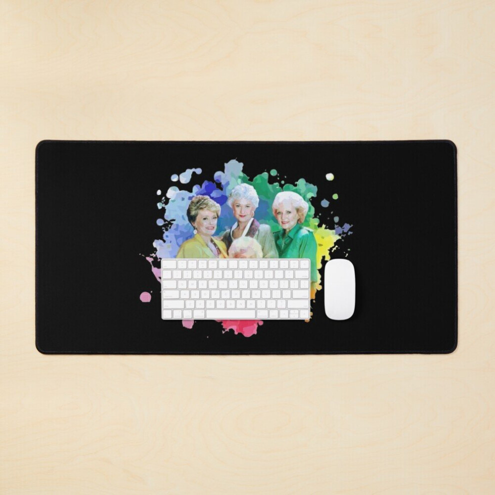 Desk Mat The Girls Large Gaming Mouse Pad 35X16 Inch Golden 7802738370027