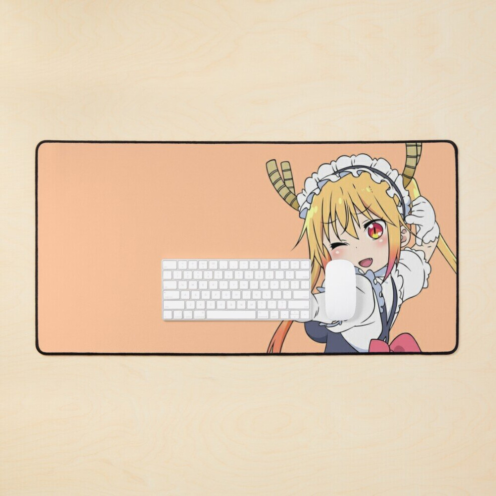 Desk Mat Tohru - Miss Kobayashis Dragon Maid 3 Large Gaming Mouse Pad 35X16 Inch 7802738402308
