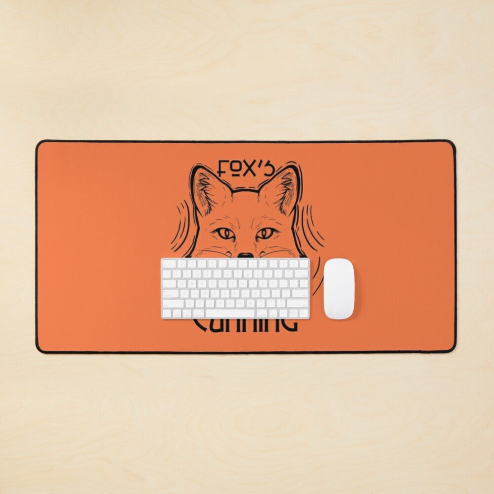 Desk Mat Fox's Cunning Large Gaming Mouse Pad 35X16 Inch 7802738390711