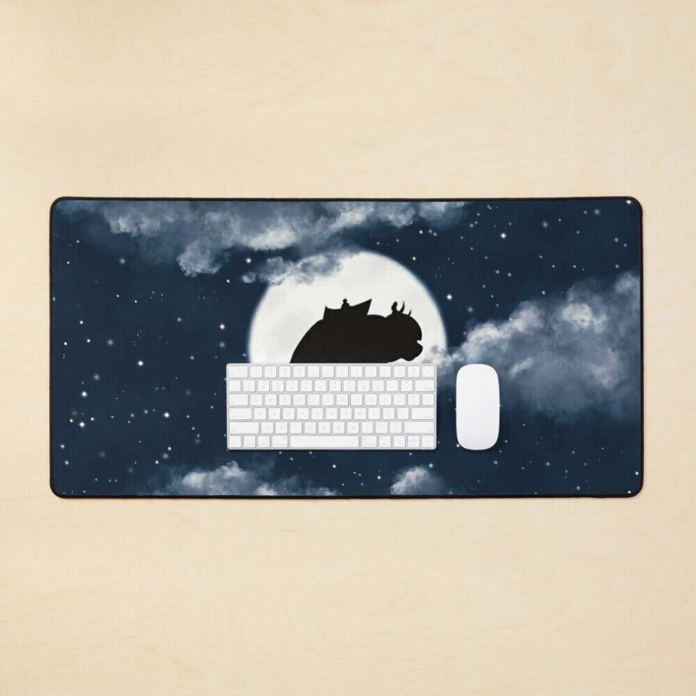 Desk Mat Appa Moon Night Large Gaming Mouse Pad 35X16 Inch 7802738318159