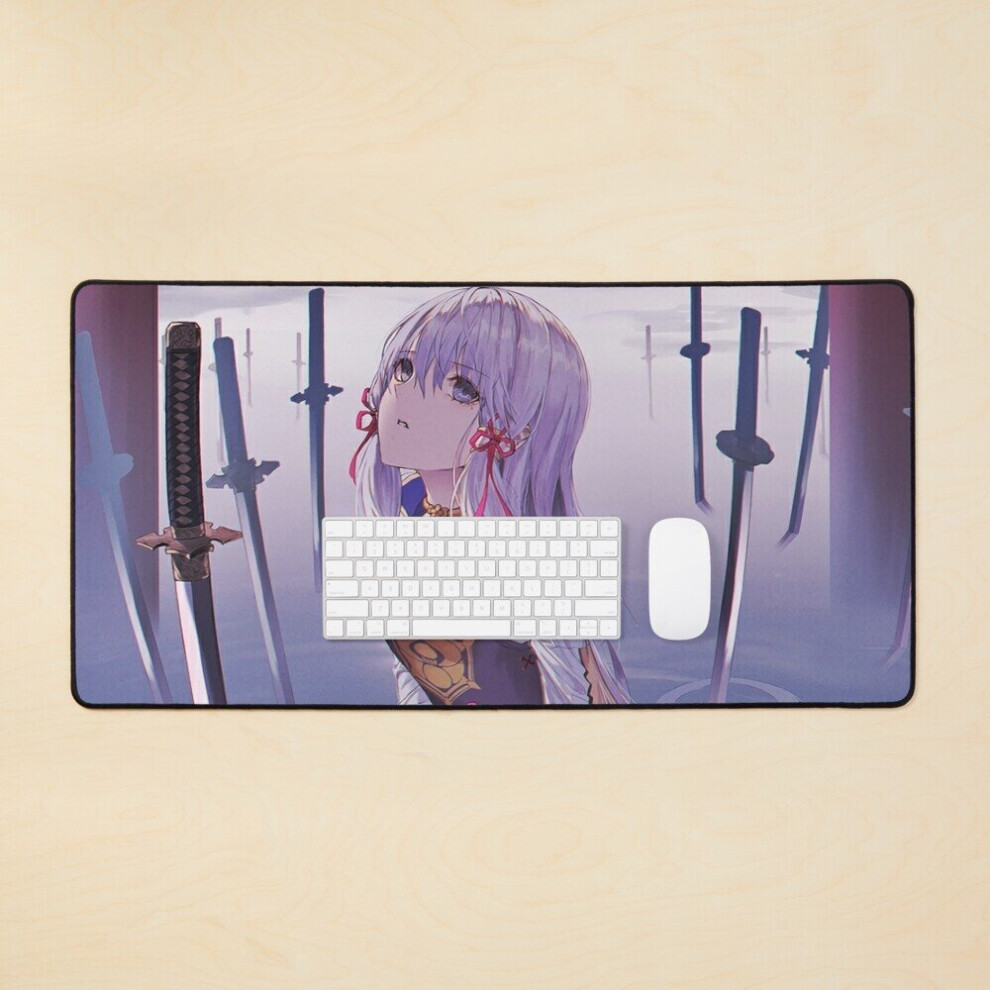Desk Mat Ayaka Genshin Impact Large Gaming Mouse Pad 35X16 Inch 7802738402902