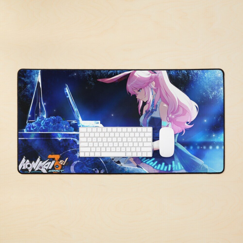 Desk Mat Honkai Impact Singer Idol Piano Sakura Large Gaming Mouse Pad 35X16 Inch 7802738368222