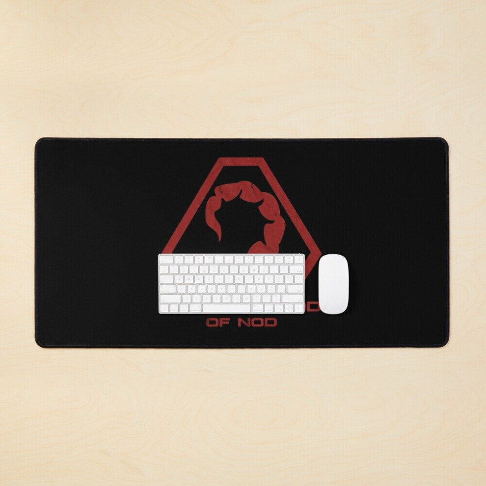 Desk Mat Brotherhood Of Nod Logo Inspired By Command And Conquer Large Gaming Mouse Pad 35X16 Inch 7802738369670