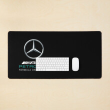 Desk Mat Black Petronas One Team Large Gaming Mouse Pad 35x16 inch