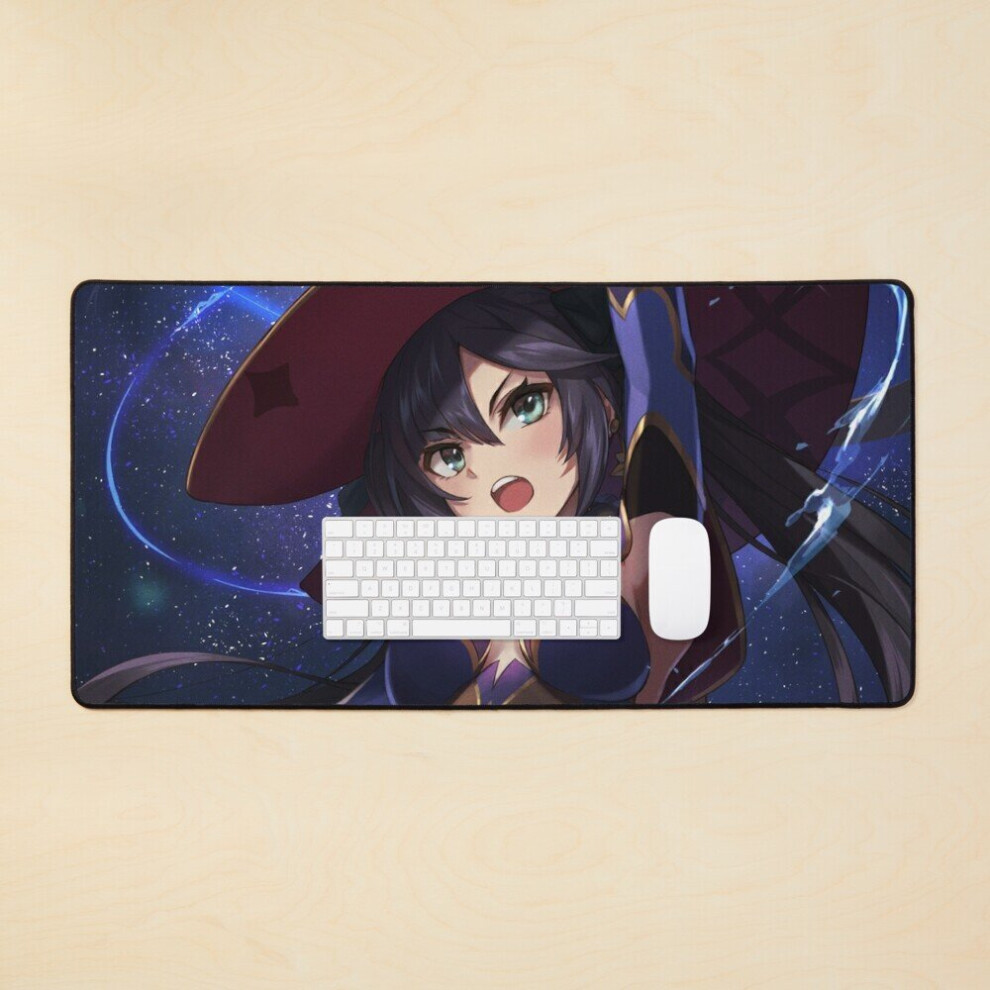 Desk Mat Mona Genshin Impact Large Gaming Mouse Pad 35X16 Inch 7802738374377